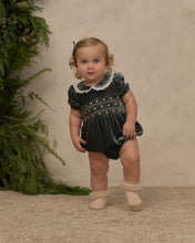 Load image into Gallery viewer, Green Elizabeth Romper