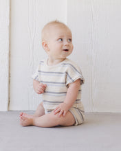 Load image into Gallery viewer, Blue Stripe Relaxed Summer Knit Set