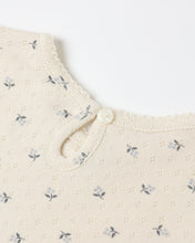 Load image into Gallery viewer, Blue Ditsy Pointelle Top & Legging Set