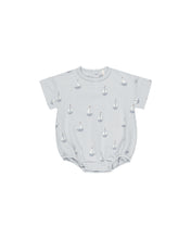 Load image into Gallery viewer, Sailboats Short Sleeve Bubble Romper