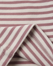 Load image into Gallery viewer, Mulberry Stripe Ruffle Cozy Set