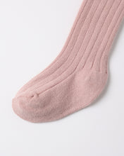 Load image into Gallery viewer, Dusty Rose Footed Tights