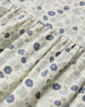 Load image into Gallery viewer, Blue Ditsy Babydoll Dress