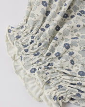 Load image into Gallery viewer, Blue Ditsy Swing Top & Bloomer Set