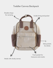 Load image into Gallery viewer, The Toddler Canvas Backpack