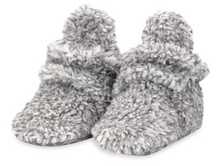 Load image into Gallery viewer, Heather Grey Furry Booties