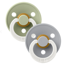 Load image into Gallery viewer, BIBS Colour GLOW 2 Pack Pacifiers