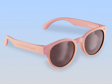 Load image into Gallery viewer, Blush Pink Round Sunglasses Mirrored Brown