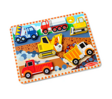 Load image into Gallery viewer, Construction Chunky Puzzle