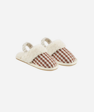 Load image into Gallery viewer, Brick Gingham Slippers
