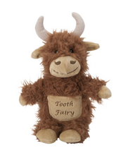 Load image into Gallery viewer, McKenzie The Highland Cow Tooth Fairy Stuffie