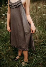 Load image into Gallery viewer, Feather Pointelle Ruffle Dress