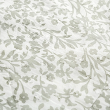 Load image into Gallery viewer, Sage Floral Organic Cotton Flutter Dress