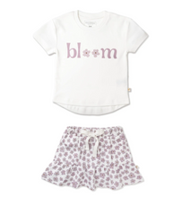 Load image into Gallery viewer, Poppy Bloom Tee & Skirt Set