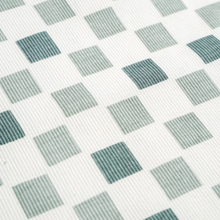 Load image into Gallery viewer, Ocean Checkered Bubble Romper