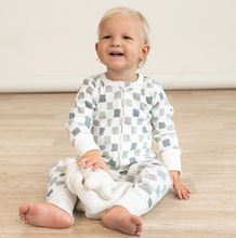 Load image into Gallery viewer, Ocean Check Two-Way Zip Coverall