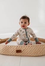 Load image into Gallery viewer, Tracking Prints Convertible Zip Romper