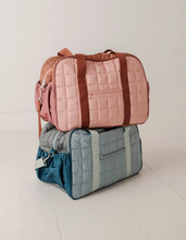 Load image into Gallery viewer, Quilted Duffel Overnight Bag