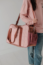 Load image into Gallery viewer, Quilted Duffel Overnight Bag