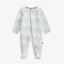 Load image into Gallery viewer, Birch Trees Velour Magnetic Footie