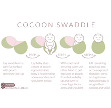 Load image into Gallery viewer, Cocoon Swaddle - Purple Posies
