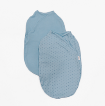 Load image into Gallery viewer, Cocoon Swaddle - Dotted Blues