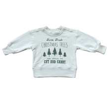 Load image into Gallery viewer, Farm Fresh Christmas Trees Boxy Sweatshirt