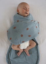Load image into Gallery viewer, Football Sleep Bag Swaddle