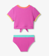 Load image into Gallery viewer, Fuchsia Tankini Swimsuit