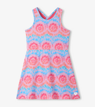 Load image into Gallery viewer, Starburst Tie-Dye Active Dress