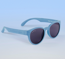 Load image into Gallery viewer, Cloudy Blue Mirrored Brown Round Sunglasses