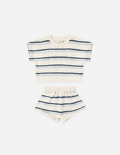 Load image into Gallery viewer, Ocean Stripe Relaxed Summer Knit 2pc Set