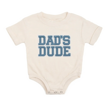 Load image into Gallery viewer, Dad's Dude Patchwork Bubble Romper
