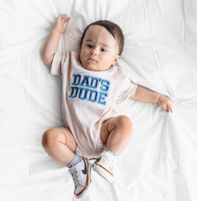 Load image into Gallery viewer, Dad's Dude Patchwork Bubble Romper
