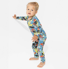 Load image into Gallery viewer, Justice League Heroes Bamboo Convertible Footie