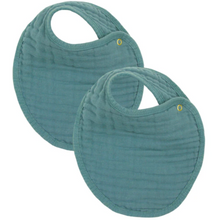 Load image into Gallery viewer, Cloud Muslin Bib- 2 Pack