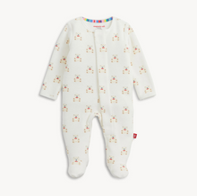 Load image into Gallery viewer, Teddy Bows Velour Magnetic Footie