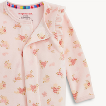 Load image into Gallery viewer, Fall Floral Velour Magnetic Footie
