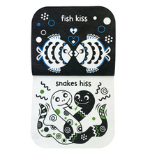 Load image into Gallery viewer, Look Look Baby Rhyme High Contrast Teether Book