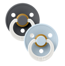 Load image into Gallery viewer, BIBS Colour GLOW 2 Pack Pacifiers