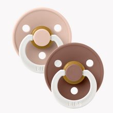 Load image into Gallery viewer, BIBS Colour GLOW 2 Pack Pacifiers