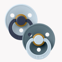 Load image into Gallery viewer, BIBS Studio Colour 2 Pack Latex Pacifiers