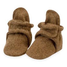 Load image into Gallery viewer, Mocha Fleece Booties
