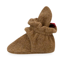 Load image into Gallery viewer, Mocha Fleece Booties