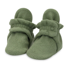 Load image into Gallery viewer, Olive Fleece Booties