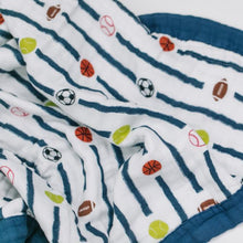 Load image into Gallery viewer, Play Ball 4-Layer Mulsin Quilt