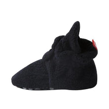 Load image into Gallery viewer, Black Fleece Gripper Bootie