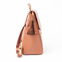 Load image into Gallery viewer, Cognac Classic Diaper Bag ll
