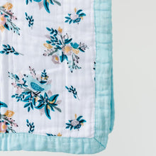 Load image into Gallery viewer, Meadowlark 4-Layer Muslin Quilt