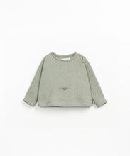 Load image into Gallery viewer, Heathered Sage Pocket Sweater
